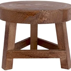 Pallar>7 tum mini pall i trä, displayställ, planteringsstolpe, minipall för suckulenter eller bonsai för inomhus- och utomhusdekoration.