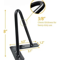 Tv-Bänkar>8 Tums Hårnålsben i Tjocklek, Metall DIY-projekt för Hemmet, TV-bänk