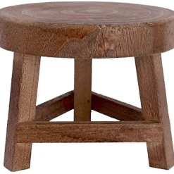 Pallar>7 tums minipall i trä, displayställ, blomkrukkolonn, minipall för suckulenter eller bonsai för utomhusdekor inomhus