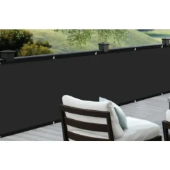 Balkongmöbler>90 x 400 cm, balkongskydd för avskildhet, vindskydd och UV-skydd