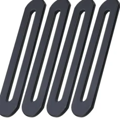 Balkongmöbler>155 x 19mm Fästben Svart Rostfritt Stål Fästben Monteringsben för Reparation Koppling Möbelbeslag 4st (4, 155*19mm)