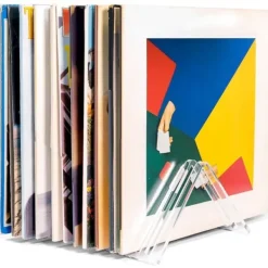 Hyllor>Albumställ, Bänkskiva, Rymmer 12 LP-skivor, Förvaringsorganisatör