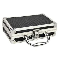 Kistor & Koffertar>Aluminiumlåda Tillbehör Förvaringslåda Praktiskt Aluminiumfodral Bärbart Handtag Liten För