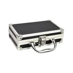 Kistor & Koffertar>Aluminiumlåda Tillbehör Förvaringslåda Praktisk Aluminiumväska Bärbar Handtag Liten Tillbehör