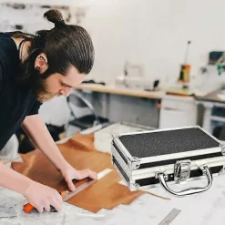 Kistor & Koffertar>Aluminiumlåda Tillbehör Förvaringslåda Praktisk Aluminiumväska Bärbar Handtag Liten Till_max