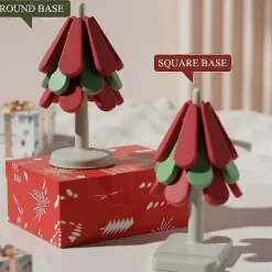 Matgrupper>Anti-Skåll Julgran Bordsmatta Vikbar Disk Isolering Pad Silikonunderlägg Fyrkantig Bas