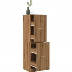 vidaXL Skåp>Apoteksskåp ek 40x41x144,5 cm konstruerat trä