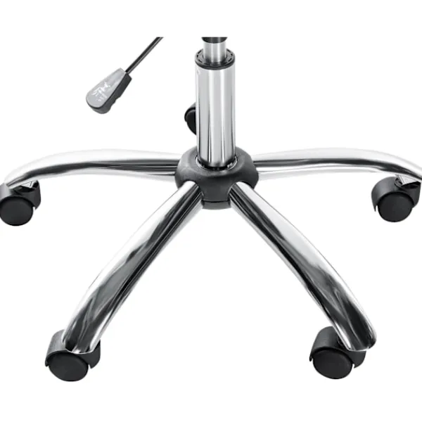 BellaFurn Kontorsmöbler>Arbetspall - Bekväm säte - Höjdjusterbar, roterbar och ergonomisk design Färg: Röd | Material: damm