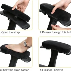 GIFT OF G Kontorsmöbler>Armbågsskydd, 2 st Armstödsdynor i Memory Foam, Armbågsstöd