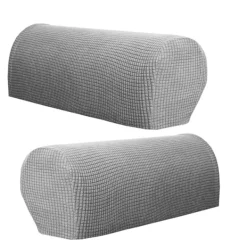 Soffor>Armstödsskydd kompatibelt med fåtöljer, 2-pack, halkfria, stretchiga, i högkvalitativ fleece, passar fåtöljer och soffor