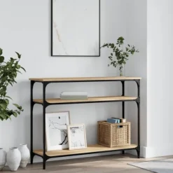 vidaXL Småbord>Avlastningsbord sonoma ek 100x29x75 cm konstruerat trä