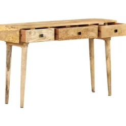 vidaXL Småbord>Avlastningsbord 115x35x76 cm massivt mangoträ
