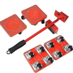 Balkongmöbler>AYS 5-delars set möbelflyttare transportverktyg möbellyftare flytthjul rullstång tungt material transport handverktyg--