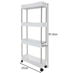 Hyllor>Badrumshylla på hjul Ruhhy 24291