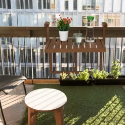 Northio Balkongmöbler>Balkongbord hängande trä