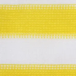 vidaXL Balkongmöbler>Balkongskärm gul och vit 120x500 cm HDPE