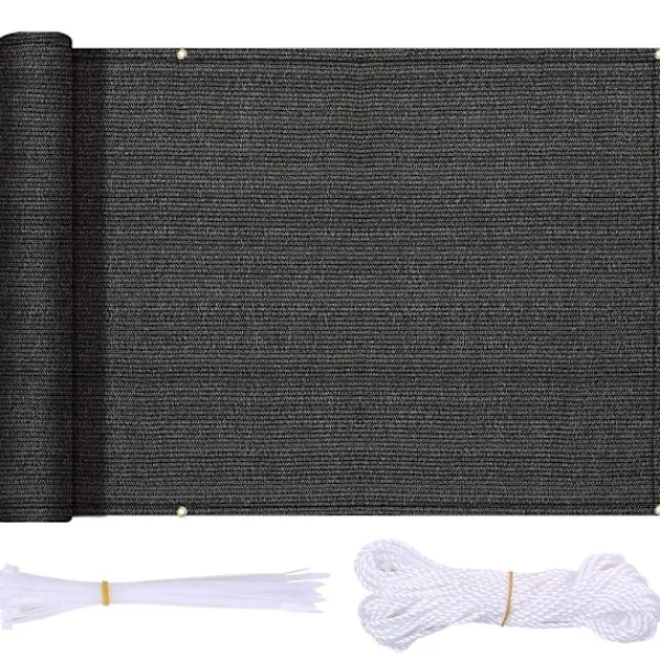 Balkongmöbler>Balkongskydd Insynsskydd Svart Svart