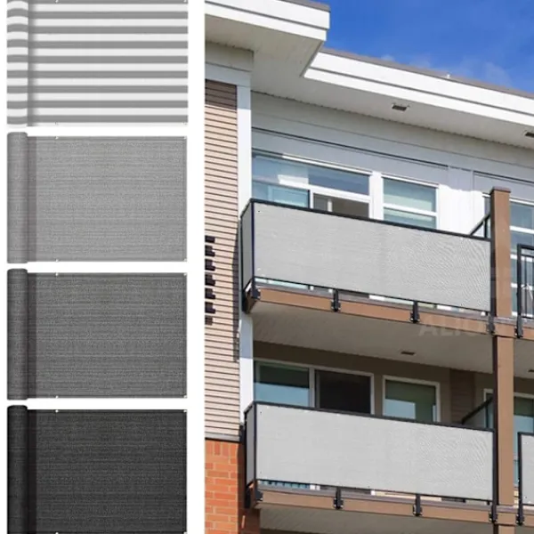 Balkongmöbler>Balkongskydd Insynsskydd Svart Svart