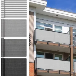 Balkongmöbler>Balkongskydd Insynsskydd Grå Grå Grå gray
