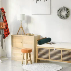 B2X Pallar>Bambu pall med förvaringsutrymme