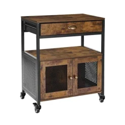 DUOKU Köksö>Bar Möbel - - SS-501 - 4 Förvaringsnivåer - Kolfiber - 61 x 36 x 70,5 cm