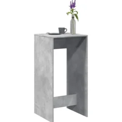 vidaXL Matbord>Barbord betonggrå 51x50x103,5 cm konstruerat trä
