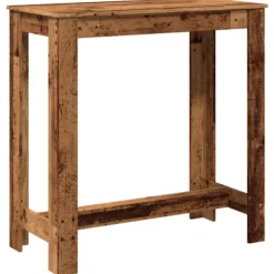 vidaXL Matbord>Barbord gammalt trä 102x50x103,5 cm konstruerat trä