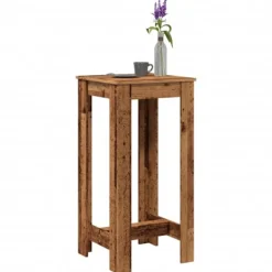 vidaXL Matbord>Barbord gammalt trä 51x50x103,5 cm konstruerat trä