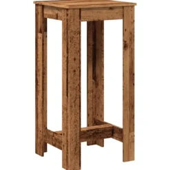 vidaXL Matbord>Barbord gammalt trä 51x50x103,5 cm konstruerat trä