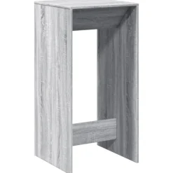 vidaXL Matbord>Barbord grå sonoma-ek 51x50x103,5 cm konstruerat trä