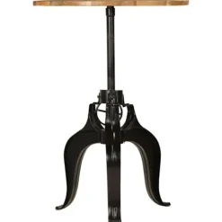 vidaXL Småbord>Barbord massivt mangoträ 75x(76-110) cm