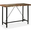 vidaXL Matbord>Barbord massivt återvunnet trä 150x70x107 cm