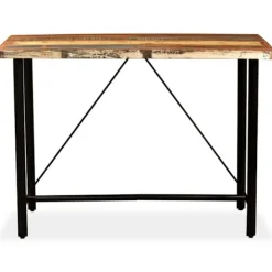 vidaXL Matbord>Barbord massivt återvunnet trä 150x70x107 cm