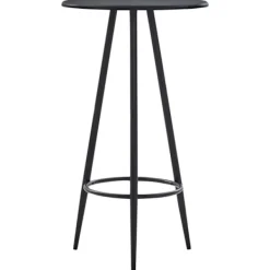 vidaXL Småbord>Barbord svart 60x107,5 cm MDF