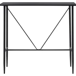 vidaXL Matbord>Barbord svart 120x60x110 cm MDF