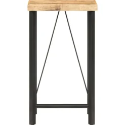 vidaXL Balkongmöbler>Barbord 60x60x107 cm grovt mangoträ