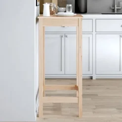 vidaXL Matbord>Barbord 50x50x110 cm massiv furu