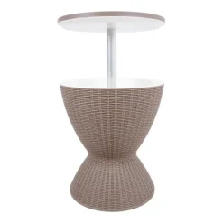 Home4You Småbord>Barset BELLE 3 i 1, grå plast