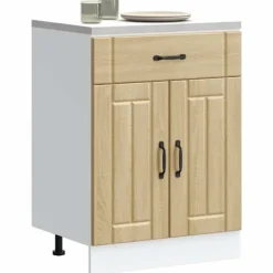 vidaXL Skåp>Basskåp för kök Lucca sonoma-ek konstruerat trä