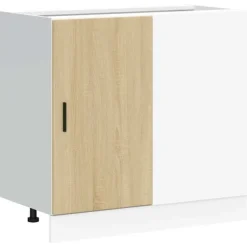 vidaXL Skåp>Basskåp med diskbänk “Lyon” sonoma-ek konstruerat trä