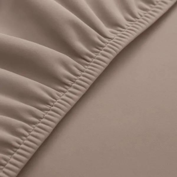 Northio Stolar>Beige stolsöverdrag, set om 6, töjbart tyg