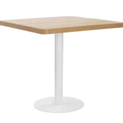 vidaXL Småbord>Bistrobord ljusbrun 80X80 cm MDF
