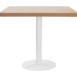 vidaXL Småbord>Bistrobord ljusbrun 80X80 cm MDF