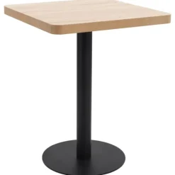 vidaXL Småbord>Bistrobord ljusbrun 60X60 cm MDF