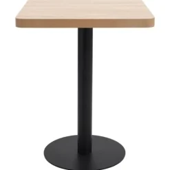 vidaXL Småbord>Bistrobord ljusbrun 60X60 cm MDF