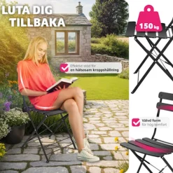 tectake Balkongmöbler><noscript><img width=