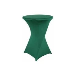 Matbord>Bistrobordsöverdrag - stående matbord - dekorativ cocktail - stretch spandex (mörkgrön)