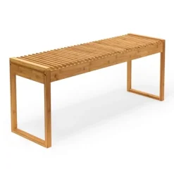 B2X Balkongmöbler>Bänk bambu