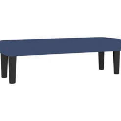 vidaXL Pallar>Bänk blå 100x30x30 cm tyg