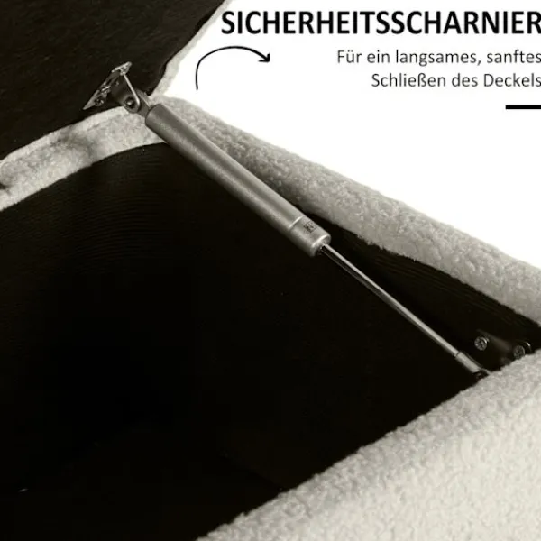 Northio Kistor & Koffertar>Bänk med förvaringsutrymme, sängbänk, stoppad bänk med fällbart lock, sammetslook, bröstbänk för vardagsrum, sovrum, 95 x 38 x 45 cm